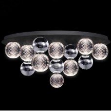 Φωτιστικό Κρεμαστό LED 32W 4444lm 230V Θερμό Φως σε Χρώμιο DIAMOND